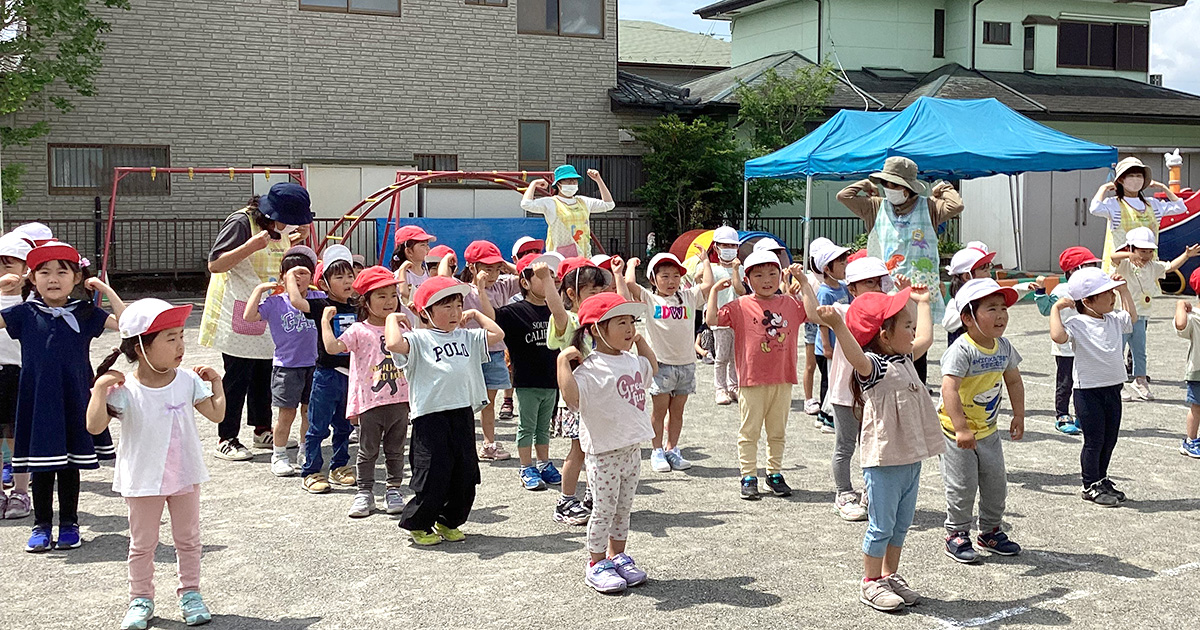 保育参観　たけのこ体操