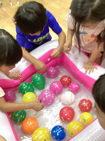 夏期季保育の1コマ