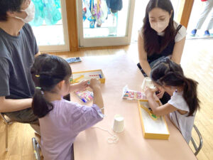 つき組　糸電話製作